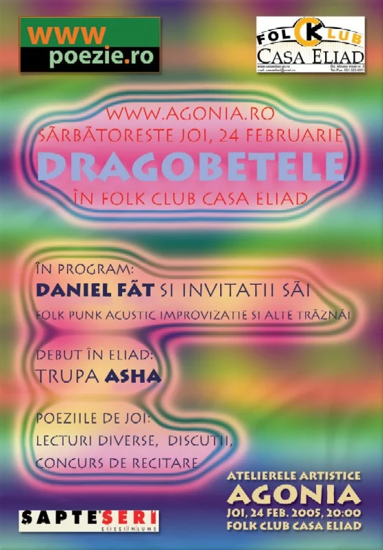 Azi, la Casa Eliad, muzică, experimente, poezie