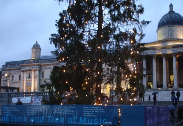 Poems in Trafalgar Square - runs until December 23