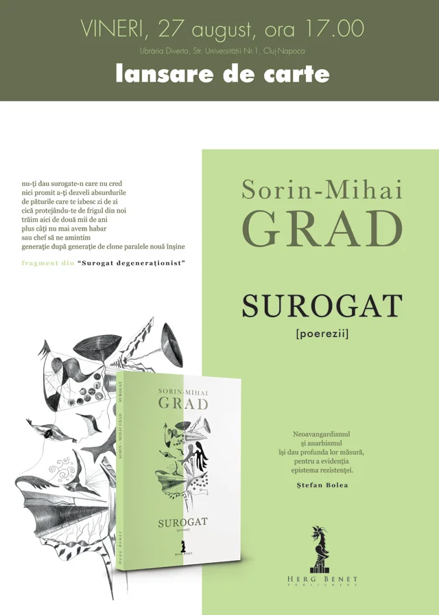 Lansarea volumului de poerezii \"SUROGAT\"