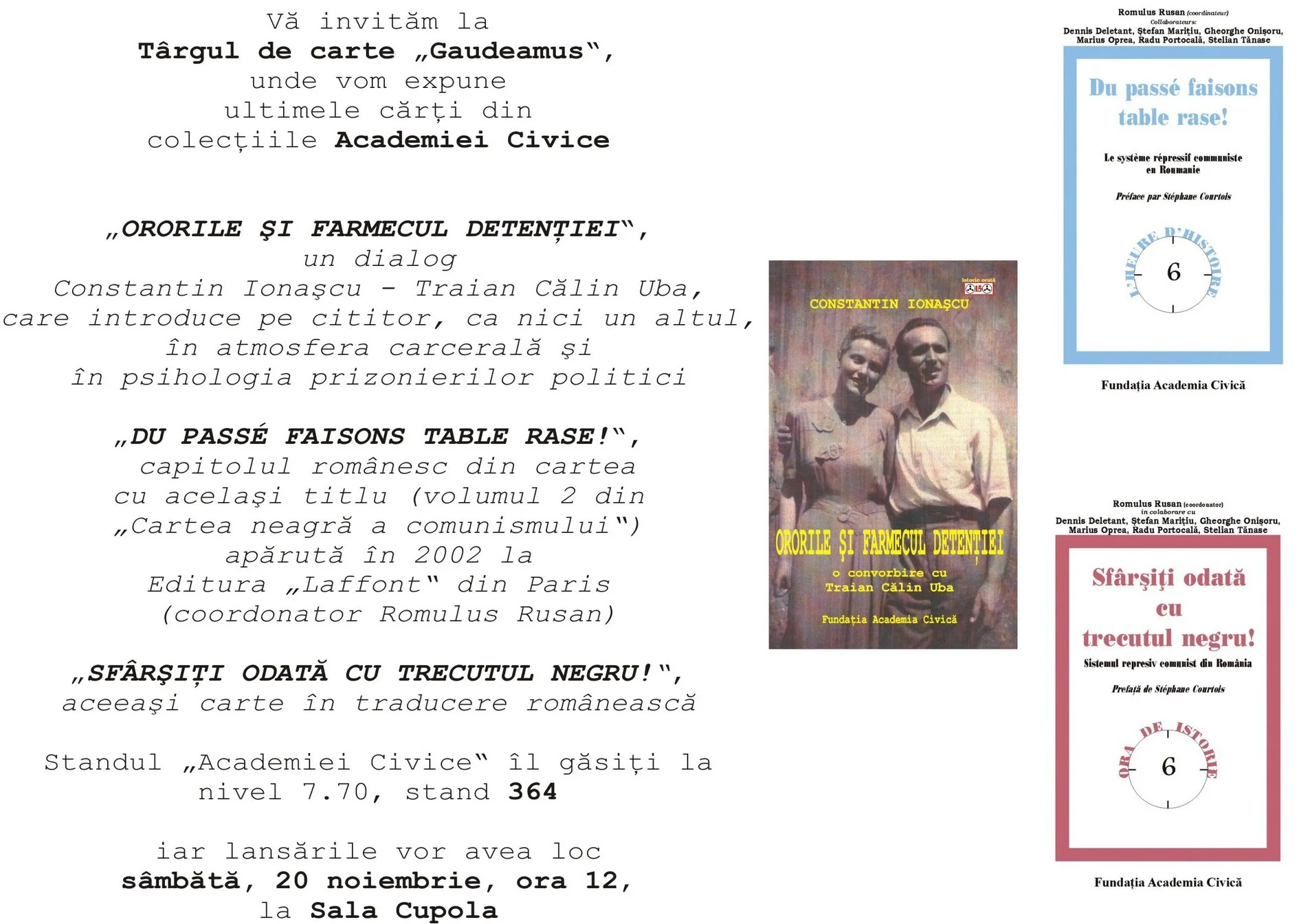 Traian Călin Uba - Ororile și farmecul detenției