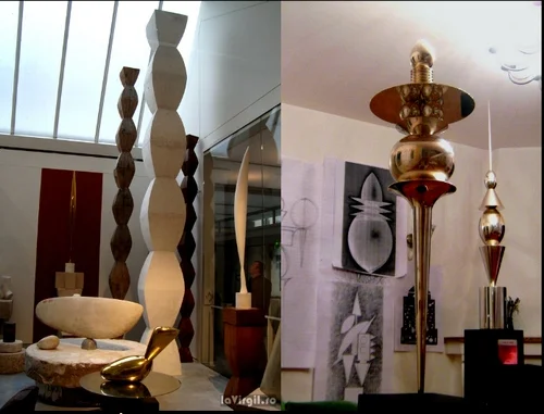 Sculptura lui Adrian Costea: Sfera care face legătura între cub și elipsă