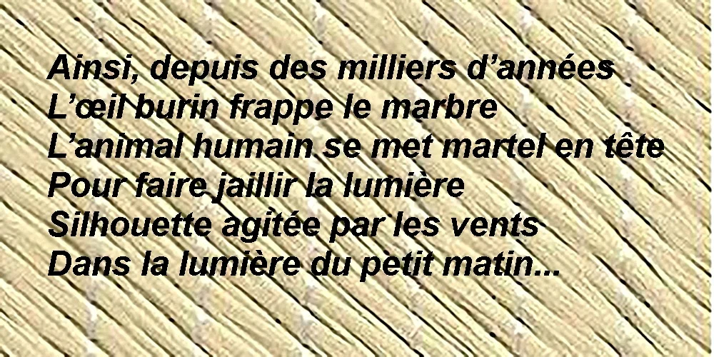 Souvenirs de pierres taillées