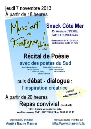 Musc'art: c'est reparti...Côté Mer.