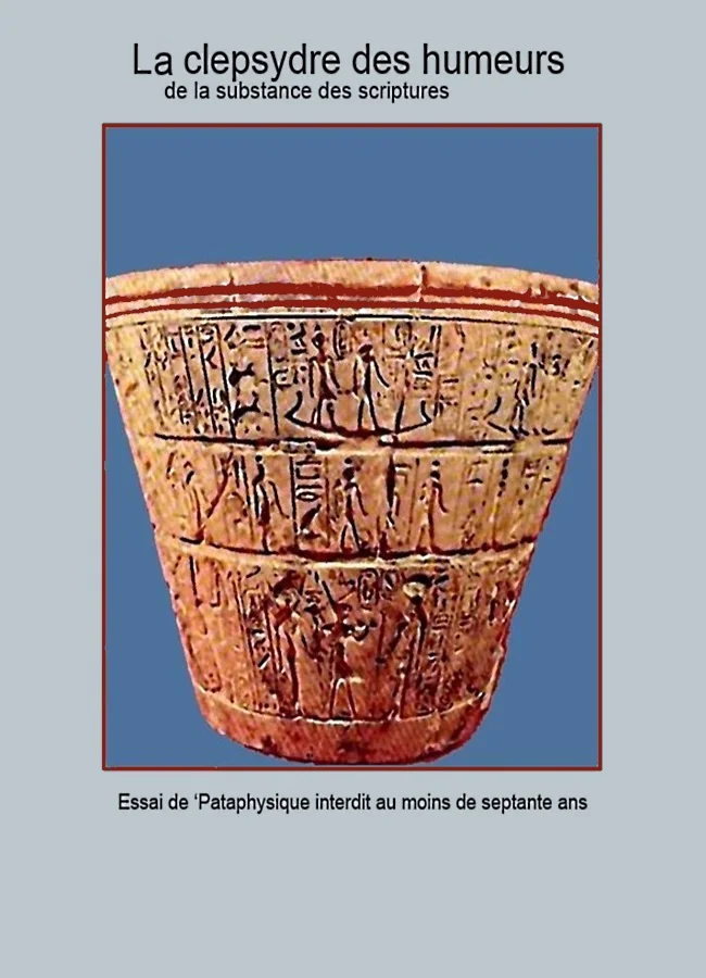 La clepsydre des humeurs (extraits) 