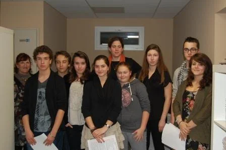 Les collégiens de Ste Thérèse, en vrais anges de la poésie