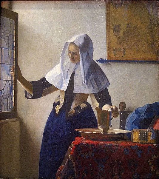 La Jeune Femme à l'aiguière de Johannes Vermeer  