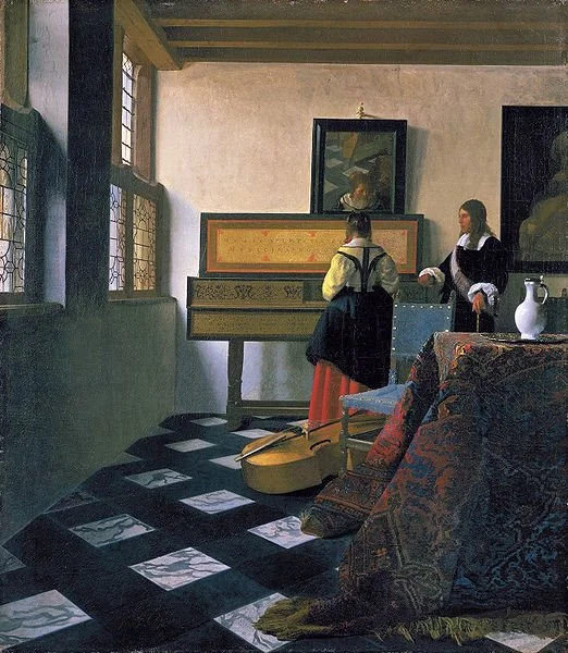 La leçon de musique de Johannes Vermeer