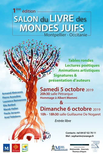 Le premier Salon du Livre des Mondes Juifs de Montpellier Occitanie                                                           