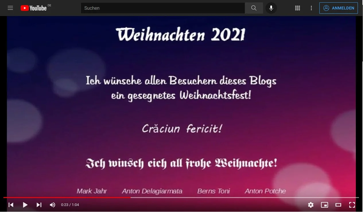 Frohe Weihnachten!