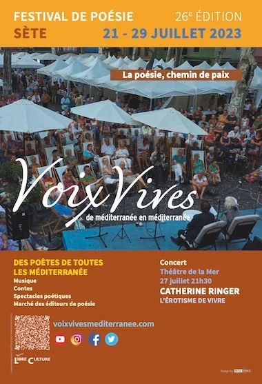Festival de Poésie Voix Vives 2023 à Sète