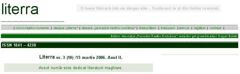 Literra 3 - Mars 2006-