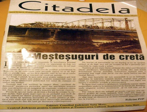 Revista sătmăreană \"Citadela\", la numărul 3