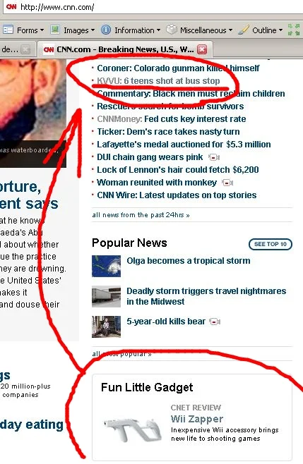 Can someone see the irony in this?