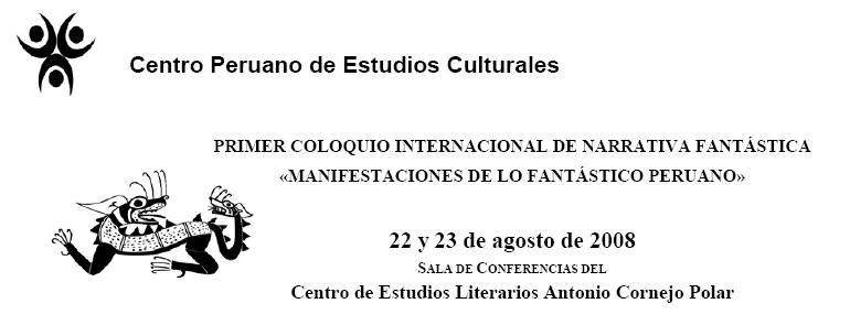 Primer coloquio internacional de narrativa fantástica