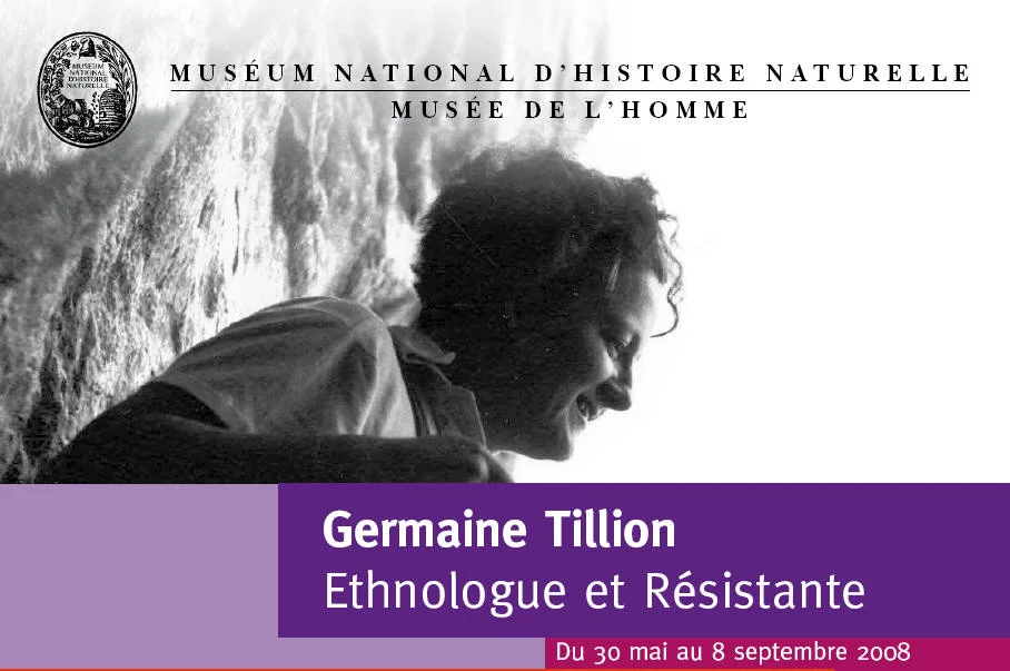 Germaine Tillion, ethnologue et résistante