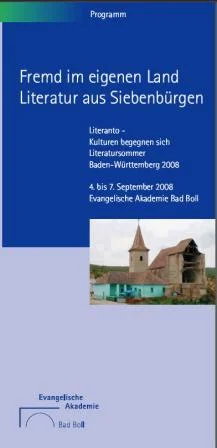 Fremd im eigenen Land - Literatur aus Siebenbürgen