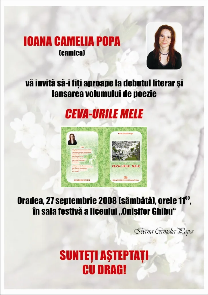 Lansare de carte Camica