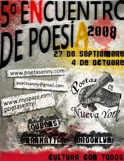 Quinto encuentro de Poesía:  \"Poetas en Nueva York\"