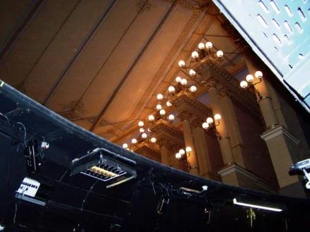 Blick aus dem Orchestergraben