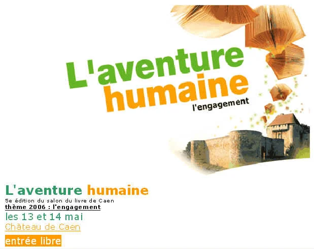 5 ème Salon du livre de Caen : L\'aventure humaine
