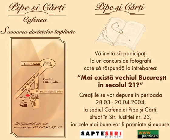 Rezultate și Concurs nou la \"Pipe și Cărți\"