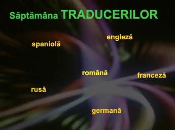 Săptămâna traducerilor.