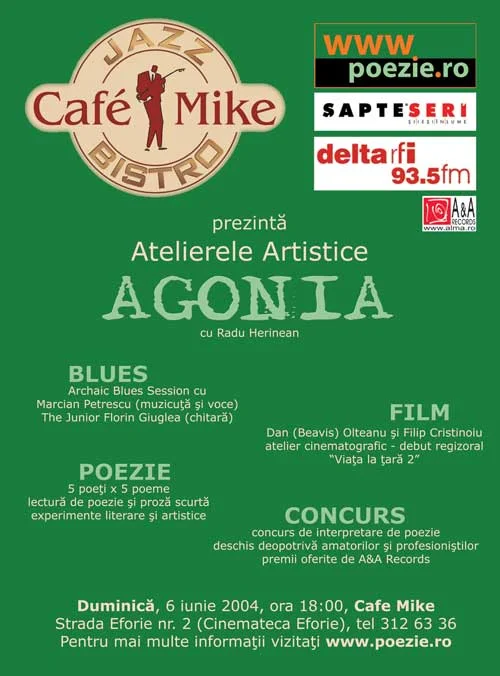 Agonie, arhaisme, poezie, film, muzică și extaz.