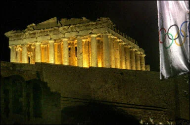 Les philosophes grecs ressuscités pour les Jeux face à l\'Acropole