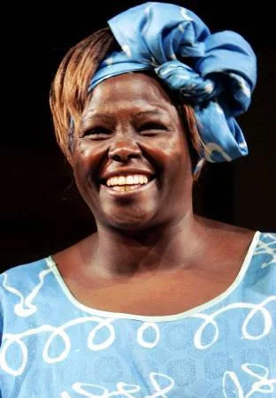 L\'écologiste kényane Wangari Maathai, prix Nobel de la paix 2004