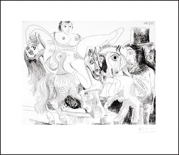 La última serie gráfica de Picasso se expone desde hoy en el Museo Municipal de Málaga