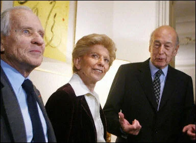 Valéry Giscard d\'Estaing entre  à l\'Académie française