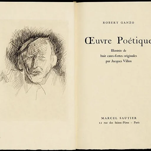 Portret Robert Ganzo