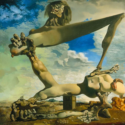 Portret Salvador Dali